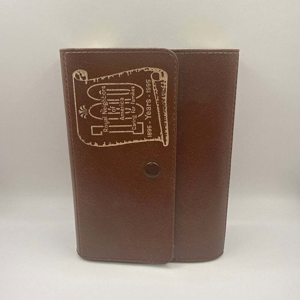 Vintage Royal Neighbors of America 100 Years Anniversary Card Caddy Set with Bri